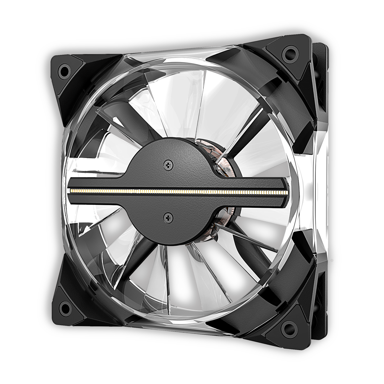 HOLO FAN | 120mm RGB PC Fan with 3D Holographic Display, Wireless Upload, High-Performance Cooling