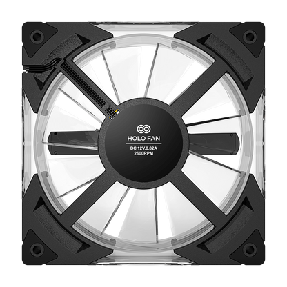 HOLO FAN | 120mm RGB PC Fan with 3D Holographic Display, Wireless Upload, High-Performance Cooling
